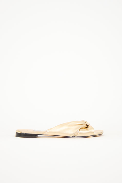 Jimmy Choo Leather Avenue Sandal