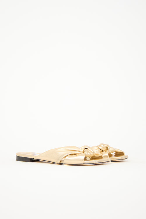 Jimmy Choo Leather Avenue Sandal