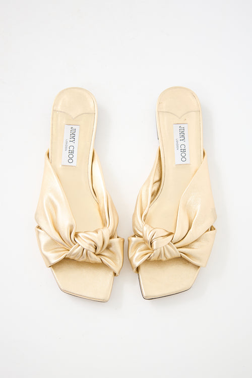 Jimmy Choo Leather Avenue Sandal