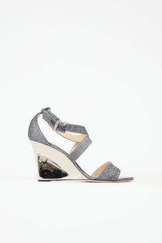 Jimmy Choo Glitter Fearne Wedge