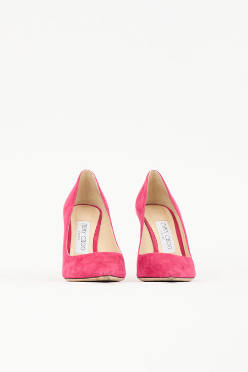Jimmy Choo Suede Romy Pump