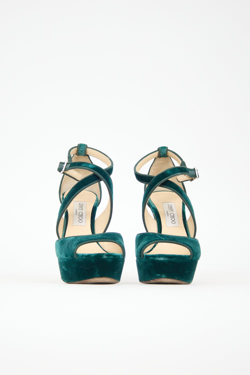 Jimmy Choo Velvet Joyce Heel