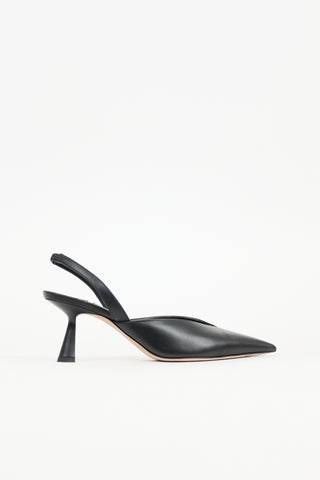 Jimmy Choo Leather Maryanne Slingback Heel