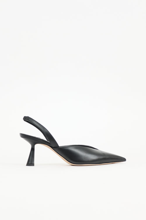 Jimmy Choo Leather Maryanne Slingback Heel