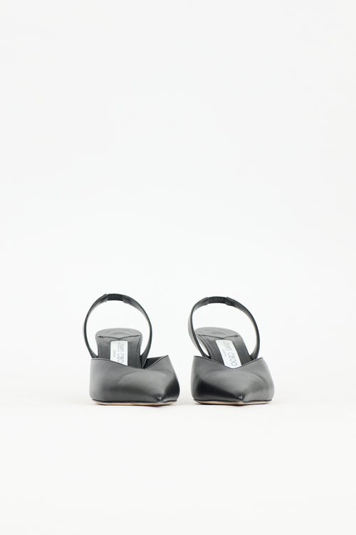 Jimmy Choo Leather Maryanne Slingback Heel
