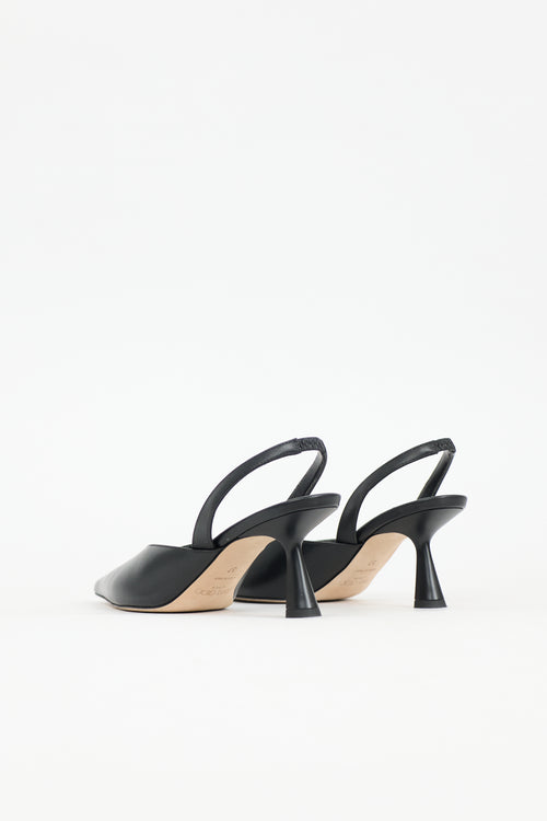 Jimmy Choo Leather Maryanne Slingback Heel