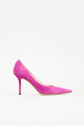 Jimmy Choo Suede Love Pump