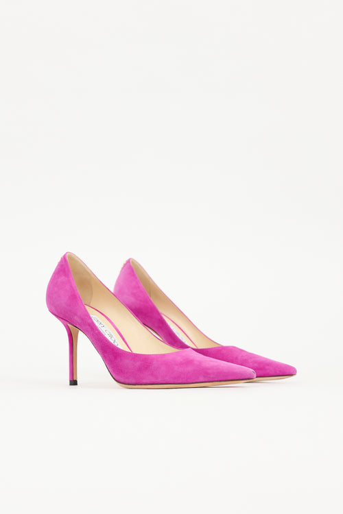 Jimmy Choo Suede Love Pump