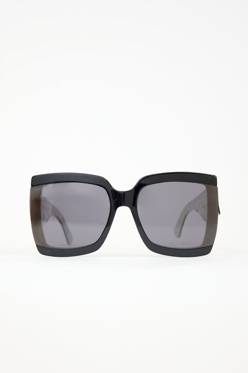 Jimmy Choo Renee Oversized Sunglasses