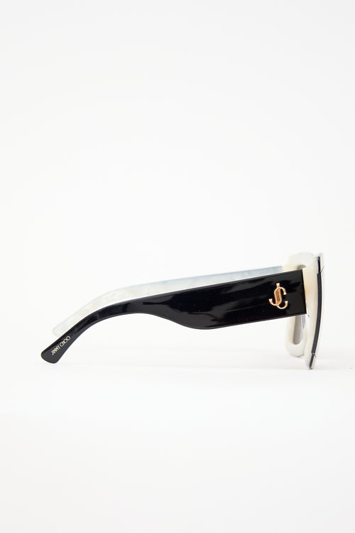 Jimmy Choo Renee Oversized Sunglasses