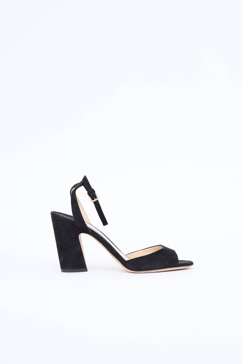Jimmy Choo Suede Miranda Sandal