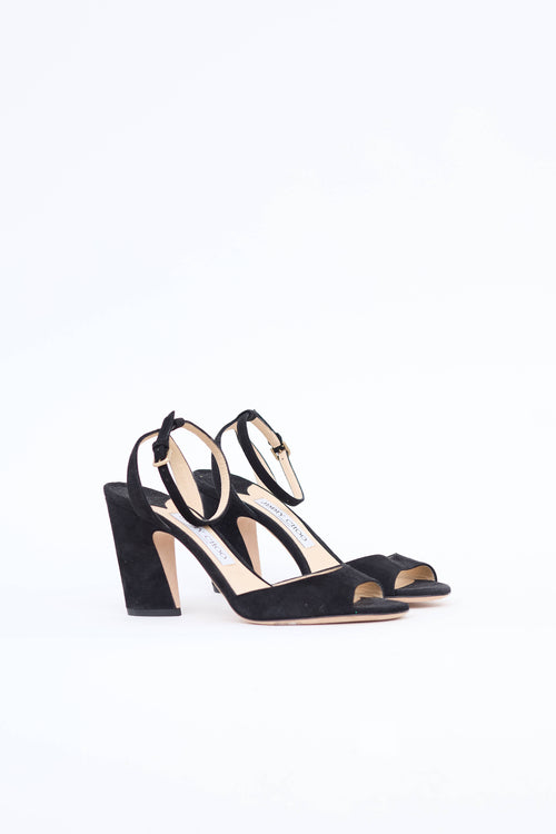 Jimmy Choo Suede Miranda Sandal