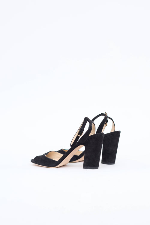 Jimmy Choo Suede Miranda Sandal