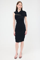 Givenchy Knit Semi Sheer Hardware Dress