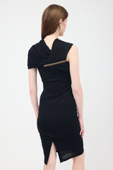 Givenchy Knit Semi Sheer Hardware Dress
