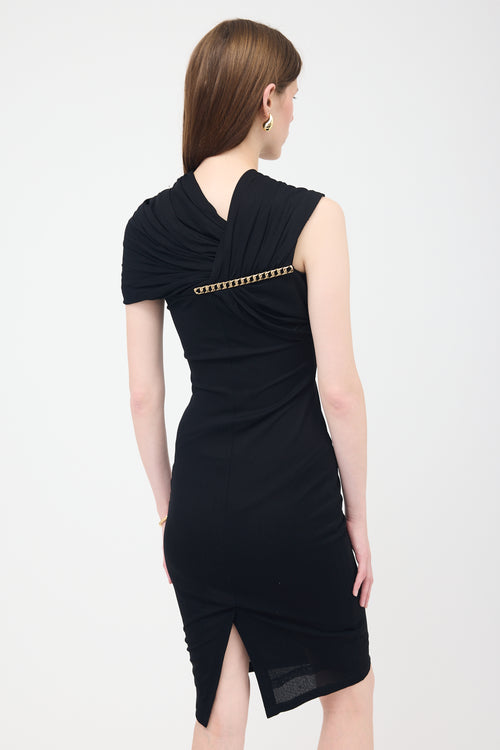 Givenchy Knit Semi Sheer Hardware Dress