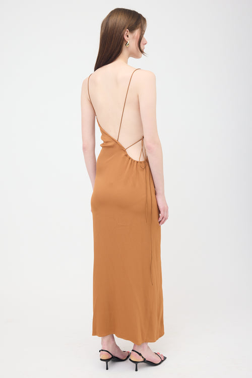 Christopher Esber Drawstring Maxi Dress