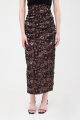 Miu Miu FW 2018 Floral Brocade Skirt