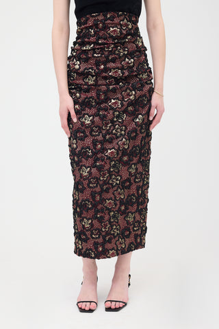 Miu Miu FW 2018 Floral Brocade Skirt