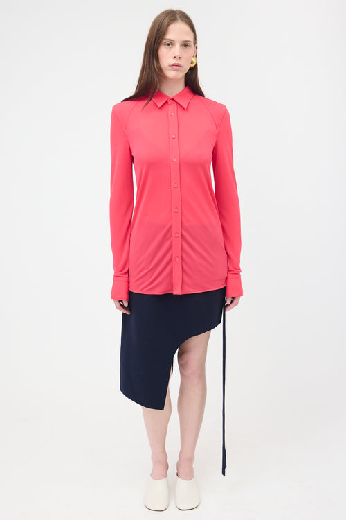 Bottega Veneta Crepe Jersey Shirt