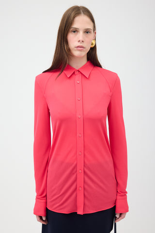 Bottega Veneta Crepe Jersey Shirt