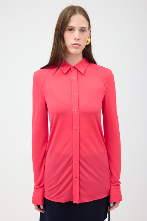Bottega Veneta Crepe Jersey Shirt