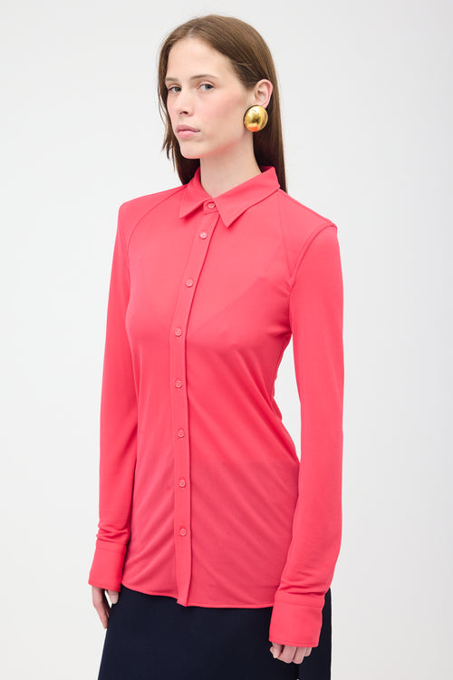 Bottega Veneta Crepe Jersey Shirt