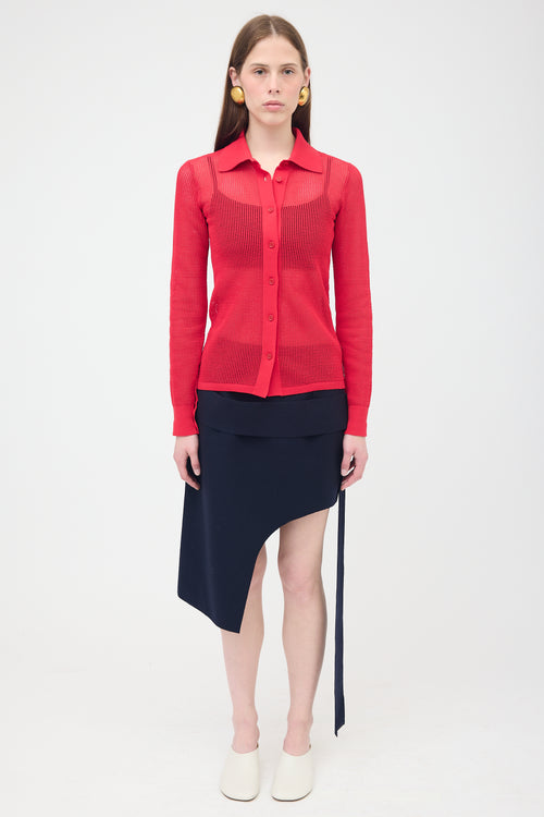 Bottega Veneta Knit Mesh Shirt