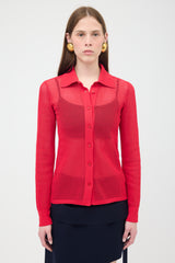 Bottega Veneta Knit Mesh Shirt