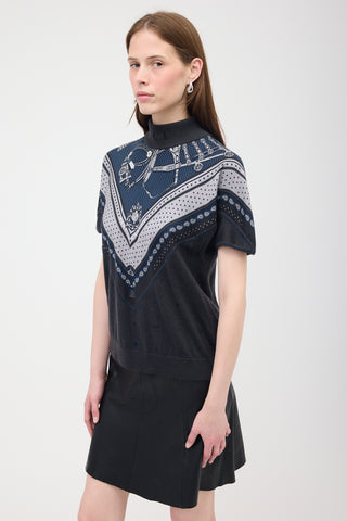 Hermès Cashmere & Silk Twillaine Sweater