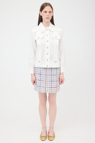 Chanel Cruise 2017 Ruffled Shirt
