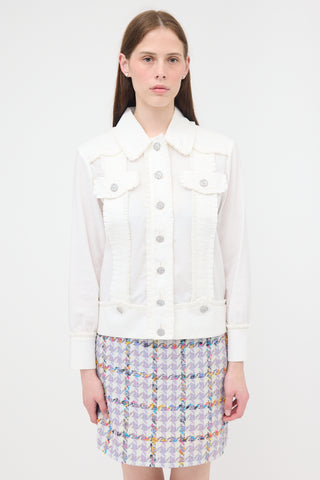 Chanel Cruise 2017 Ruffled Shirt