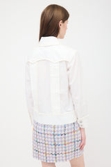 Chanel Cruise 2017 Ruffled Shirt