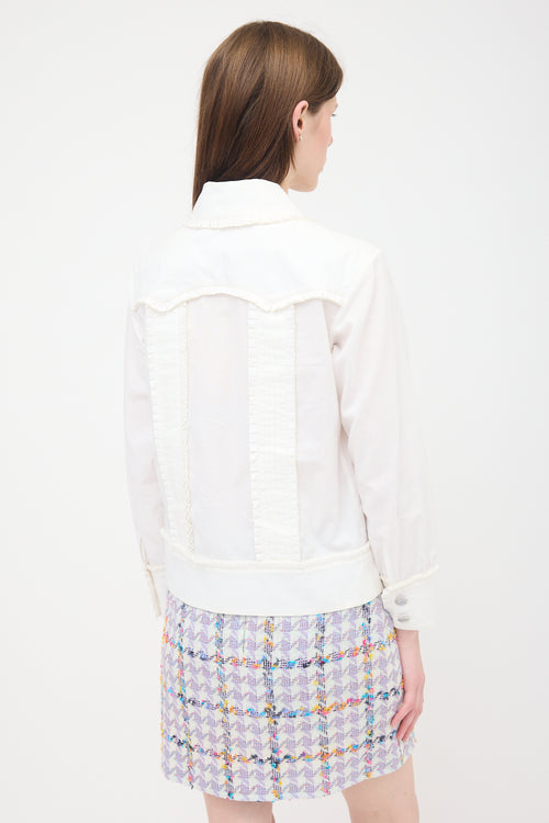 Chanel Cruise 2017 Ruffled Shirt