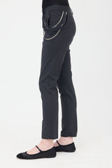Brunello Cucinelli Wool Monili Slim Leg Trouser
