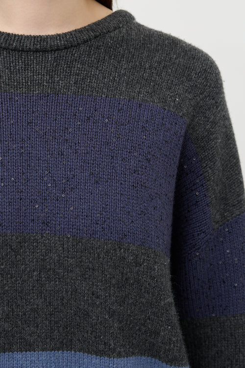 Brunello Cucinelli Cashmere & Sequin Sweater