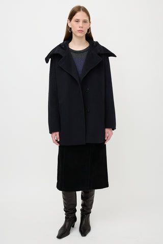 Max Mara Brushed Hooded Jacket