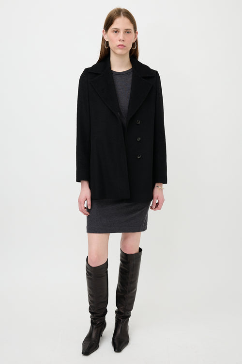 Max Mara Brushed Three Button Jacket