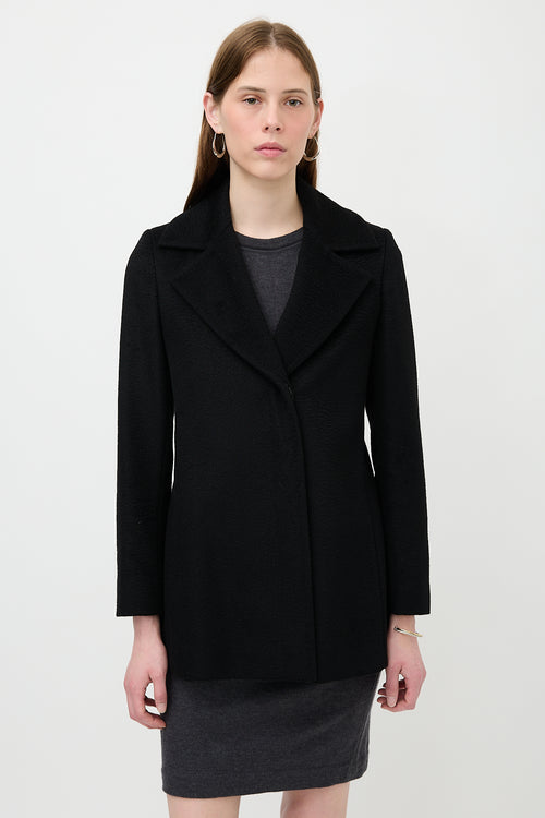 Max Mara Brushed Three Button Jacket