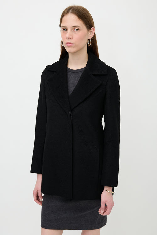 Max Mara Brushed Three Button Jacket