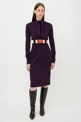 Chanel FW 2007 Wool Jersey Dress