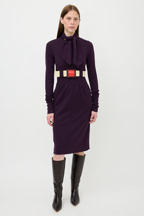 Chanel FW 2007 Wool Jersey Dress