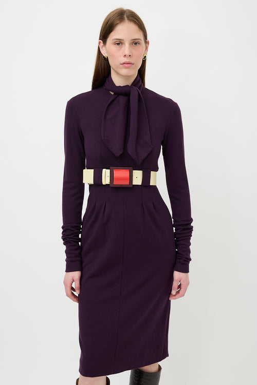 Chanel FW 2007 Wool Jersey Dress