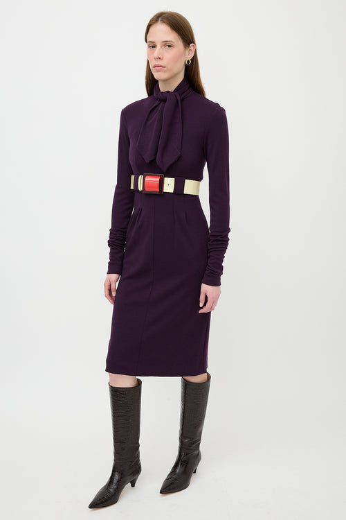 Chanel FW 2007 Wool Jersey Dress