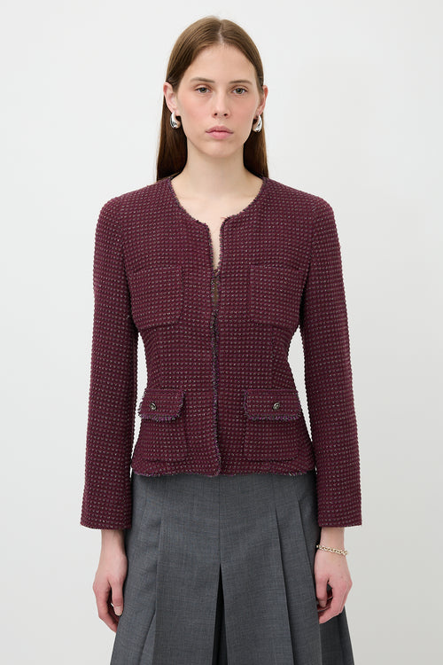 Max Mara Weekend Wool Tweed Jacket