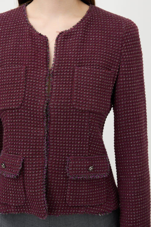 Max Mara Weekend Wool Tweed Jacket