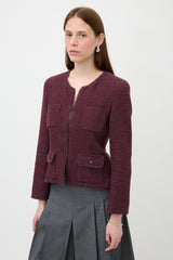Max Mara Weekend Wool Tweed Jacket