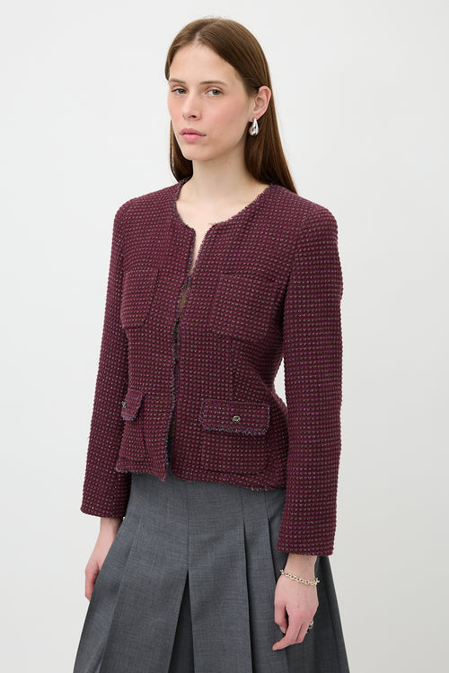 Max Mara Weekend Wool Tweed Jacket