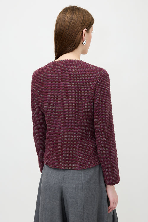 Max Mara Weekend Wool Tweed Jacket