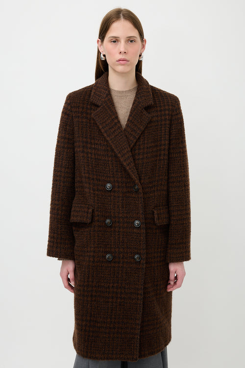 Max Mara Wool & Mohair Patterned Coat